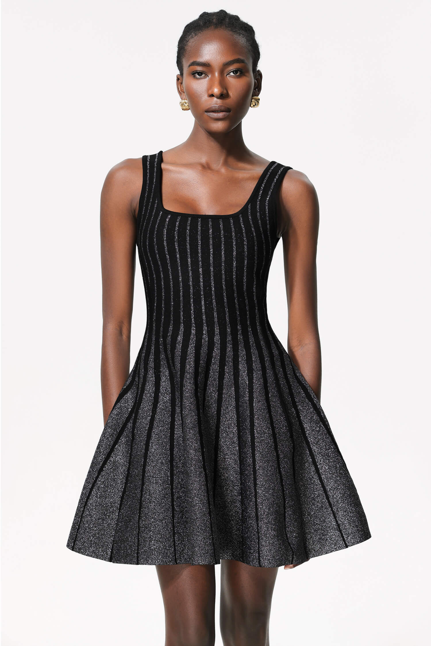 Square Collar A-Line Dress – Lovia