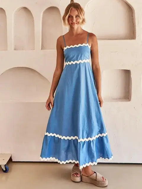 print strap dress women sleeveless backless high waist holiday evening dresses female striped flower elegant a jpg 640x640 jpg.jpg