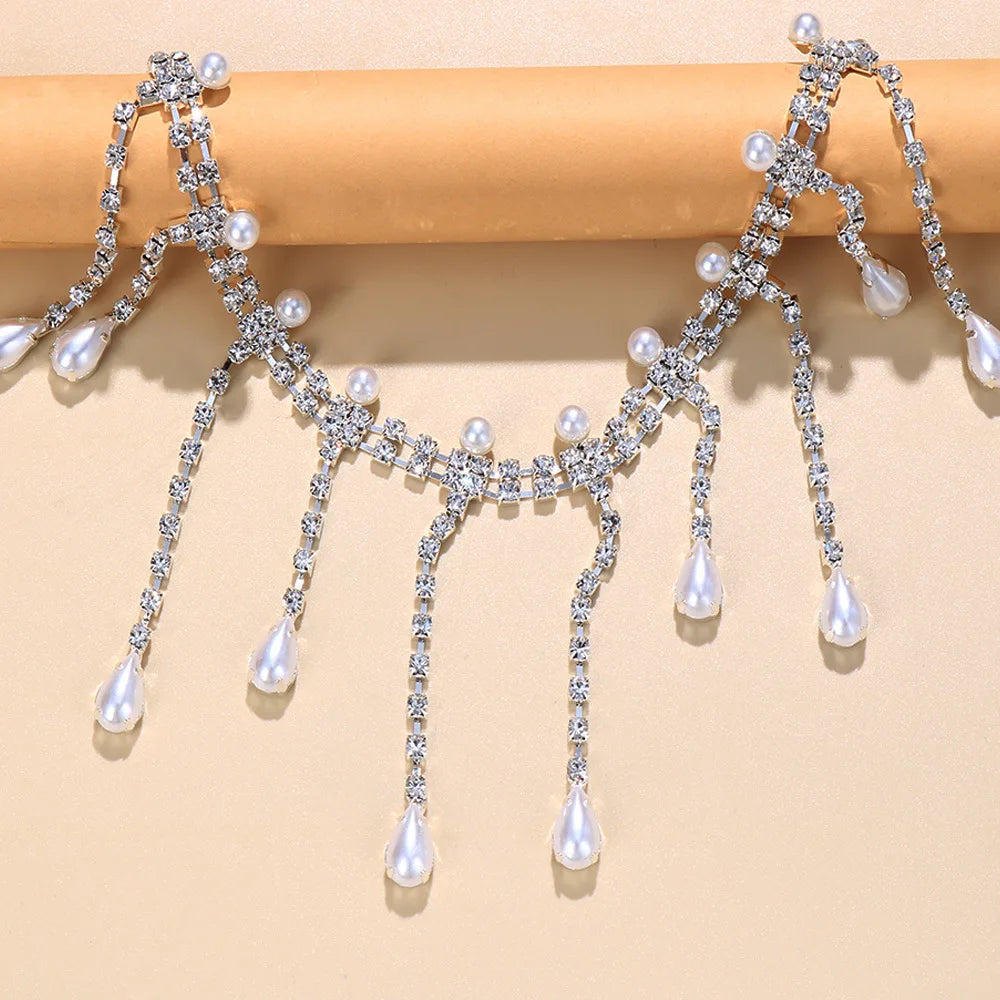 Crystal Pearl Tassels Choker - Keira s0662ccc770bc4322b5f61e81ce9087c6n.jpg