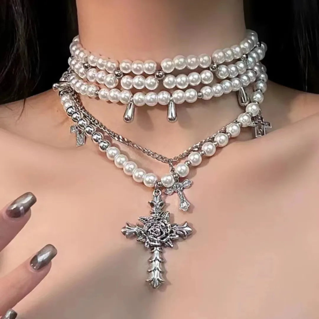 Rose Cross Necklace - Izzie sc4b3604a8ef24ccc9ff0aee8530ba989l.jpg