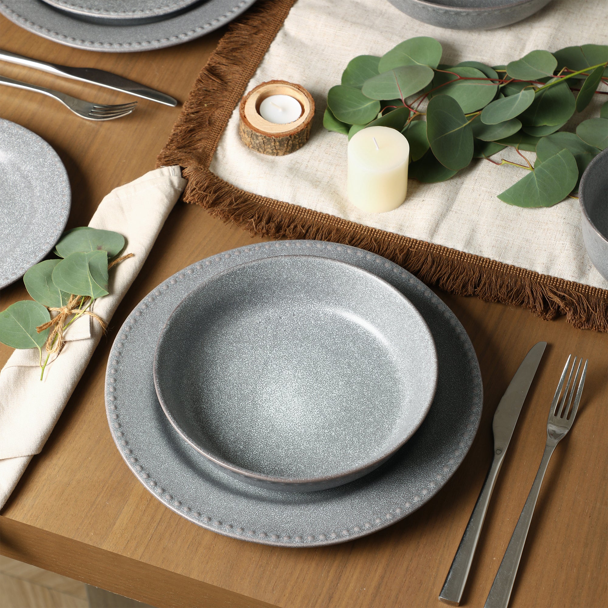 monxra stoneware salad plate set grey monxra stoneware salad plate set grey