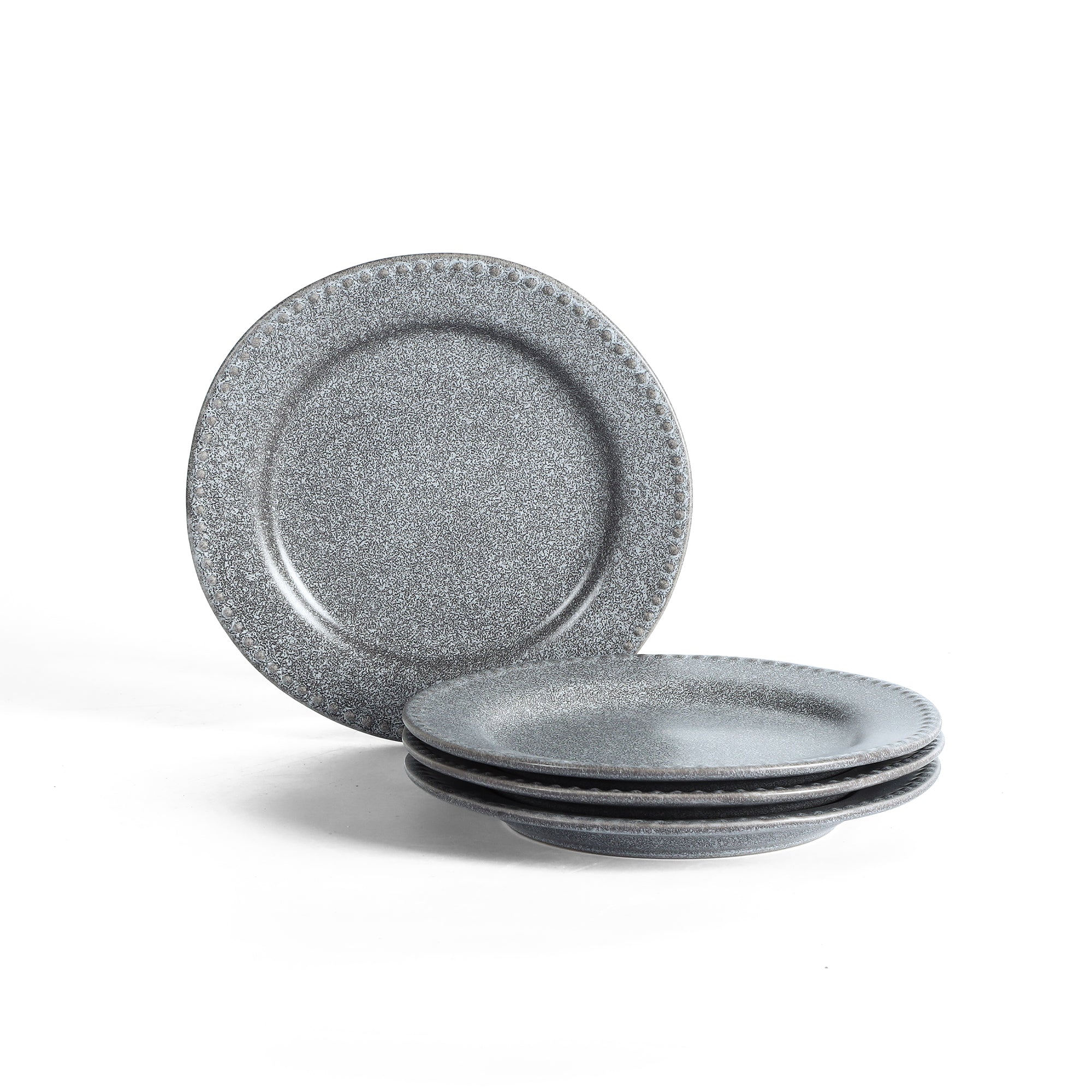 monxra stoneware salad plate set grey monxra stoneware salad plate set grey