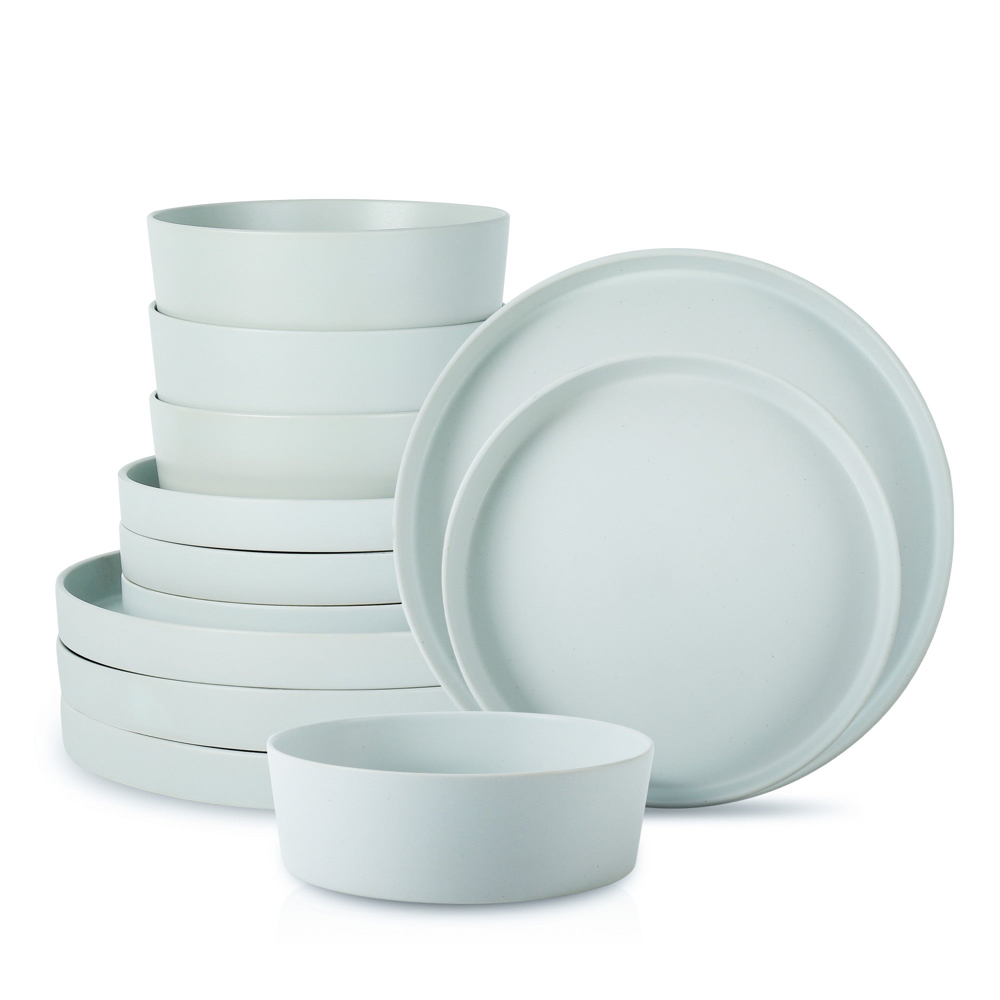 monxra stoneware dinnerware set blue grey monxra stoneware dinnerware set blue grey