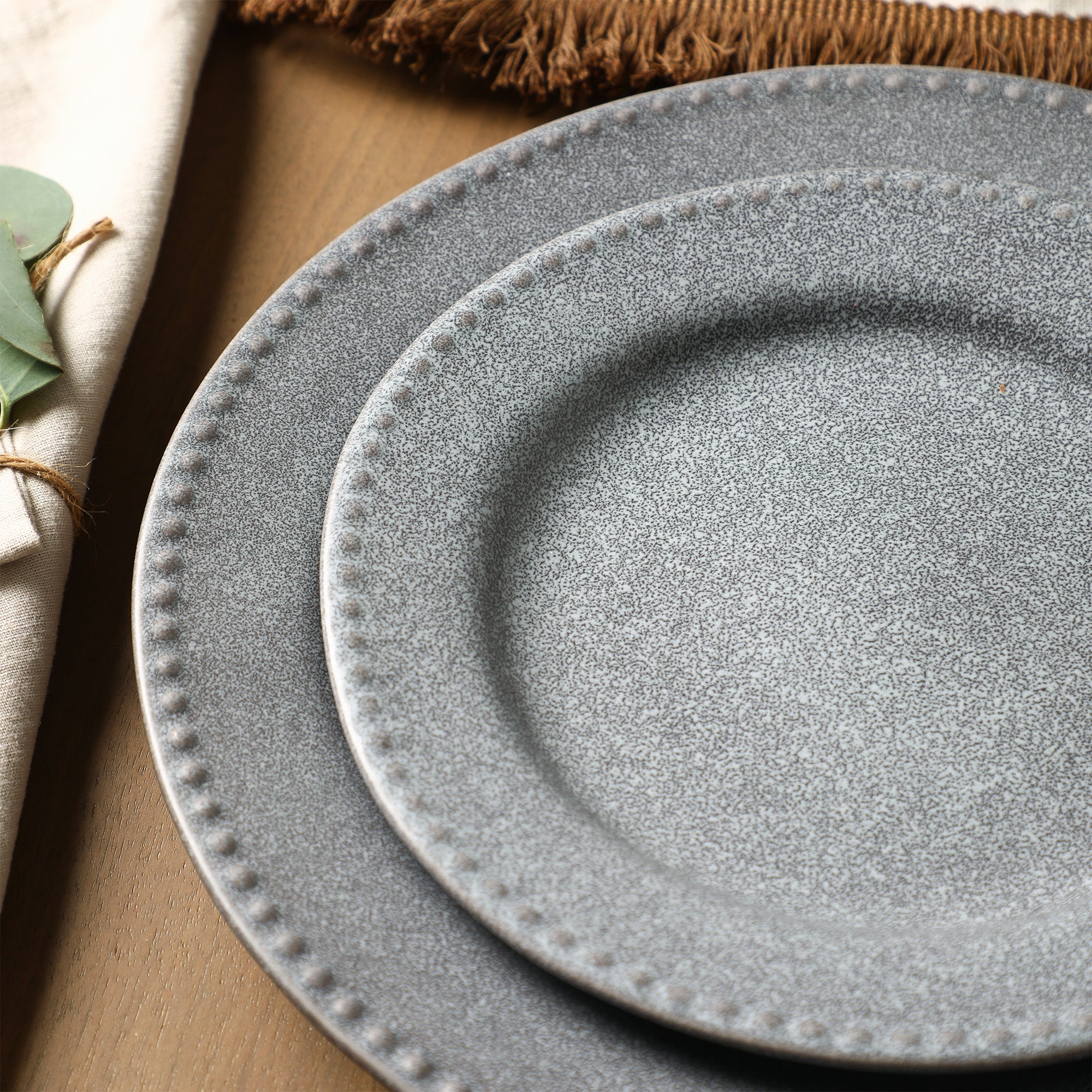 monxra stoneware salad plate set grey monxra stoneware salad plate set grey
